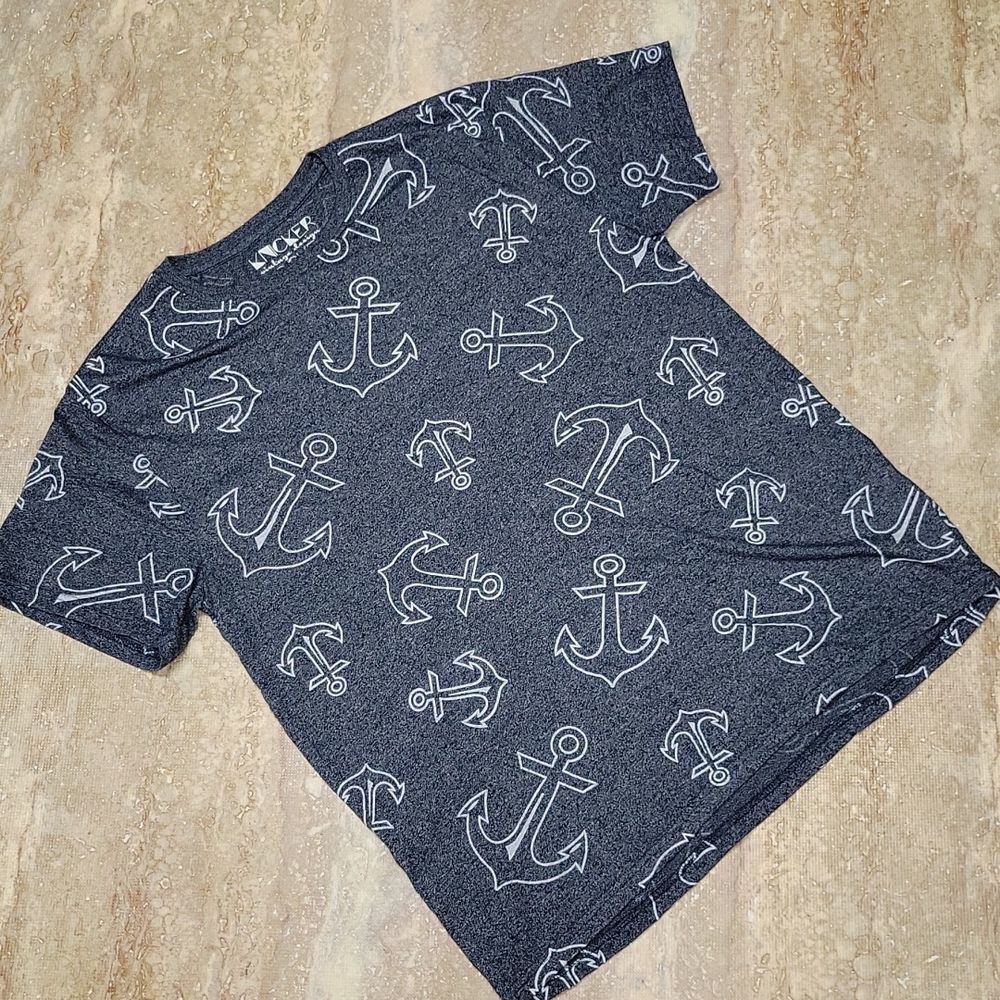 KNICKER BOCKER WOMENS ANCHOR DESIGN TEE SIZE XL